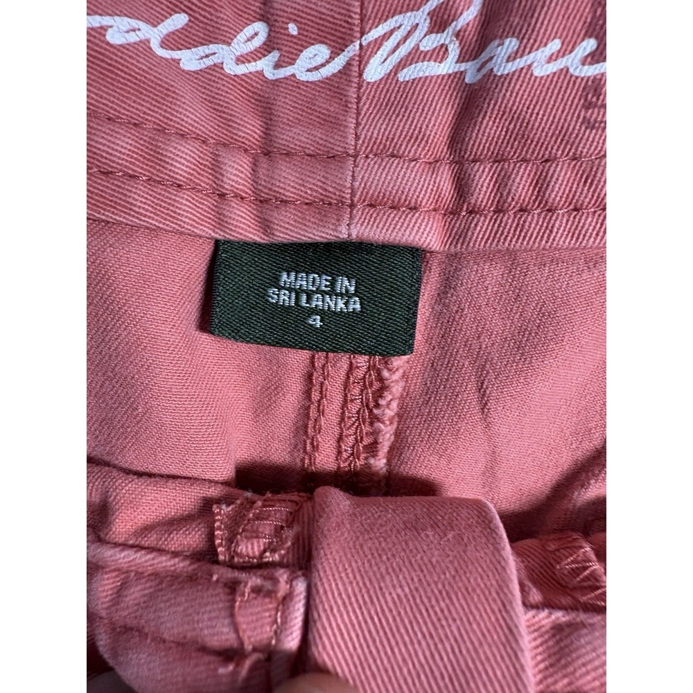 Eddie Bauer Legend Wash Mercer Shorts Women 4 Salmon Slash Pockets Outdoor - Picture 3 of 10